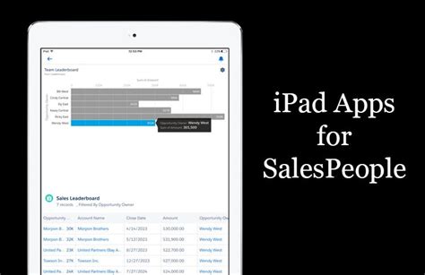 ipad apps sales reps